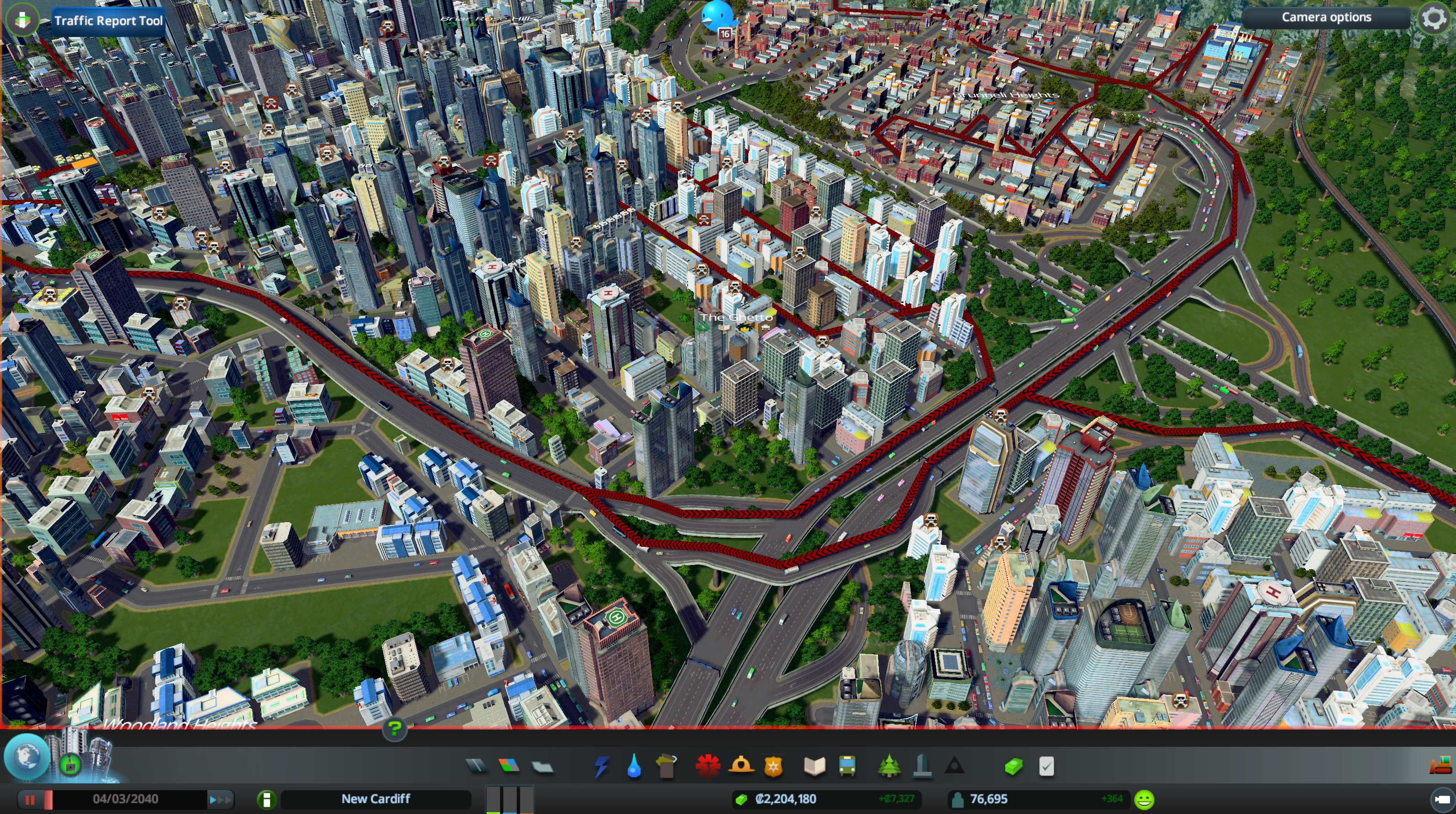 city skylines traffic mod
